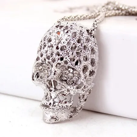 Women's Skull Pendant Necklace