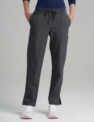 Womens Straight Leg Scrub Pants - Pewter