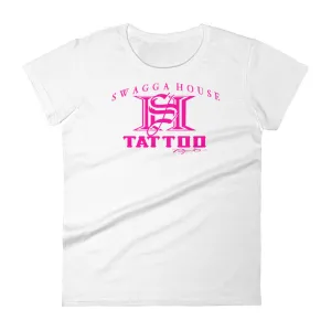 Women's Swagga House Shirt Pink Logo (More Colors Available)