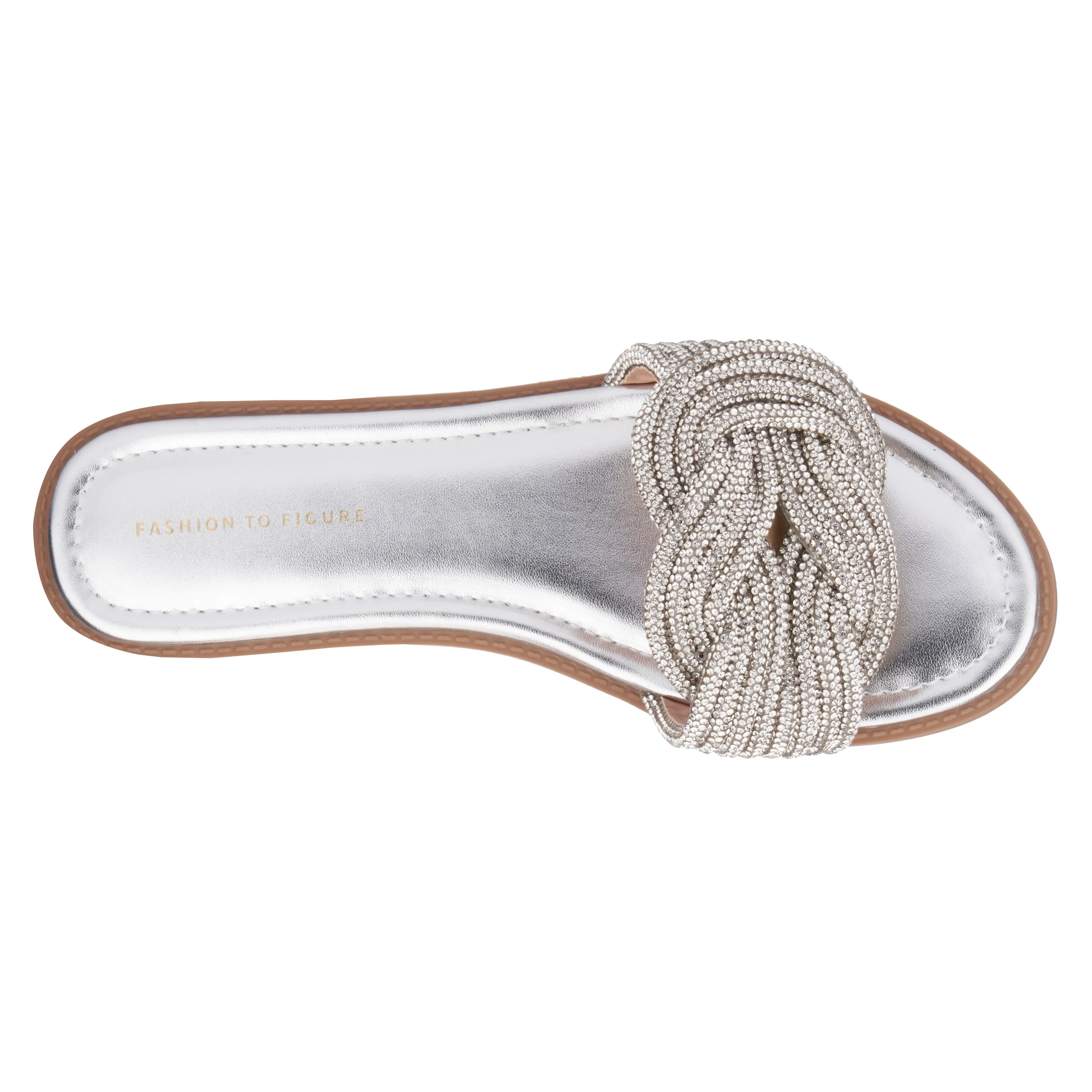 Women's Tammy Flat Sandal - Wide Width Slide Sandals