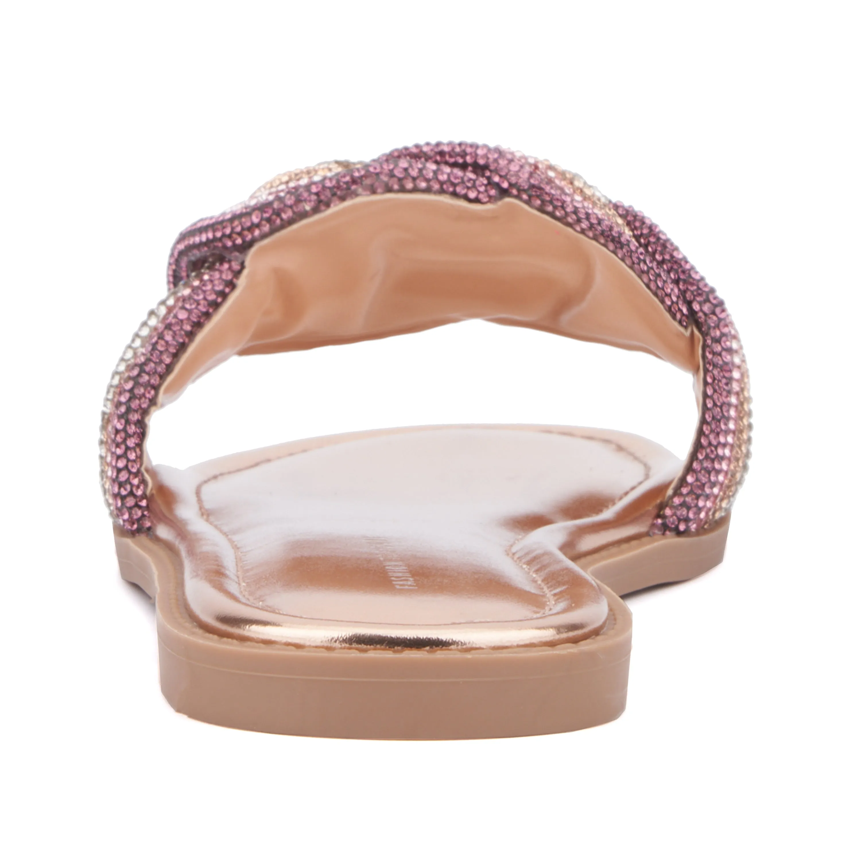 Women's Tammy Flat Sandal - Wide Width Slide Sandals