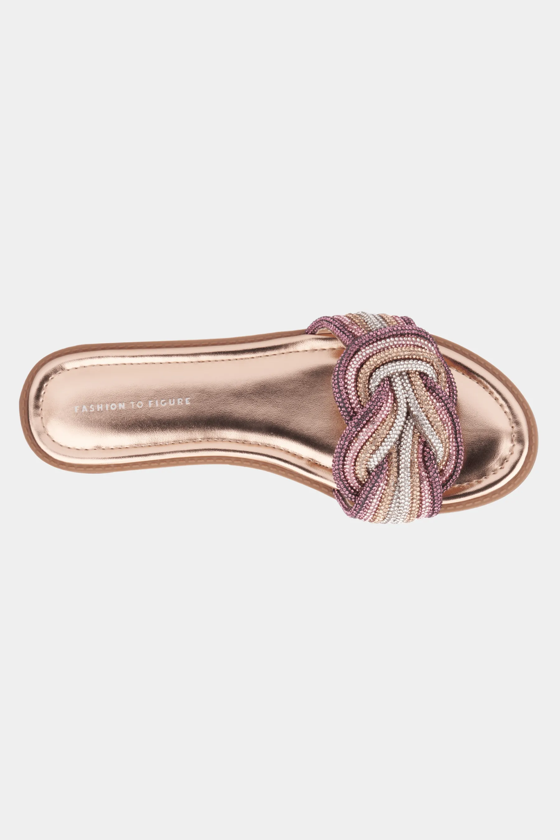 Women's Tammy Flat Sandal - Wide Width Slide Sandals