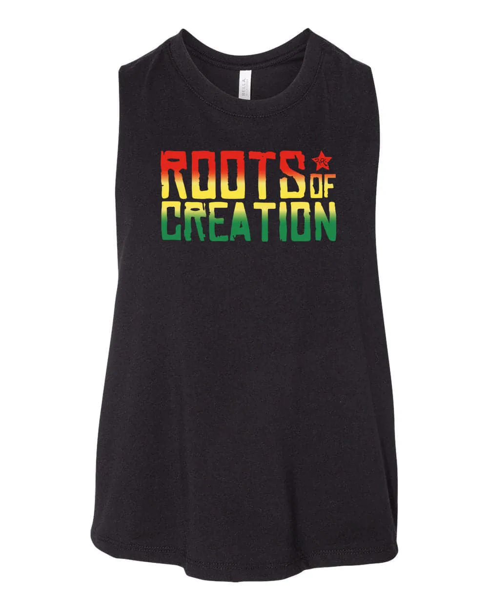 WOMEN'S TANK TOP: Rasta Fade Logo