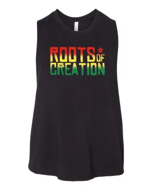 WOMEN'S TANK TOP: Rasta Fade Logo