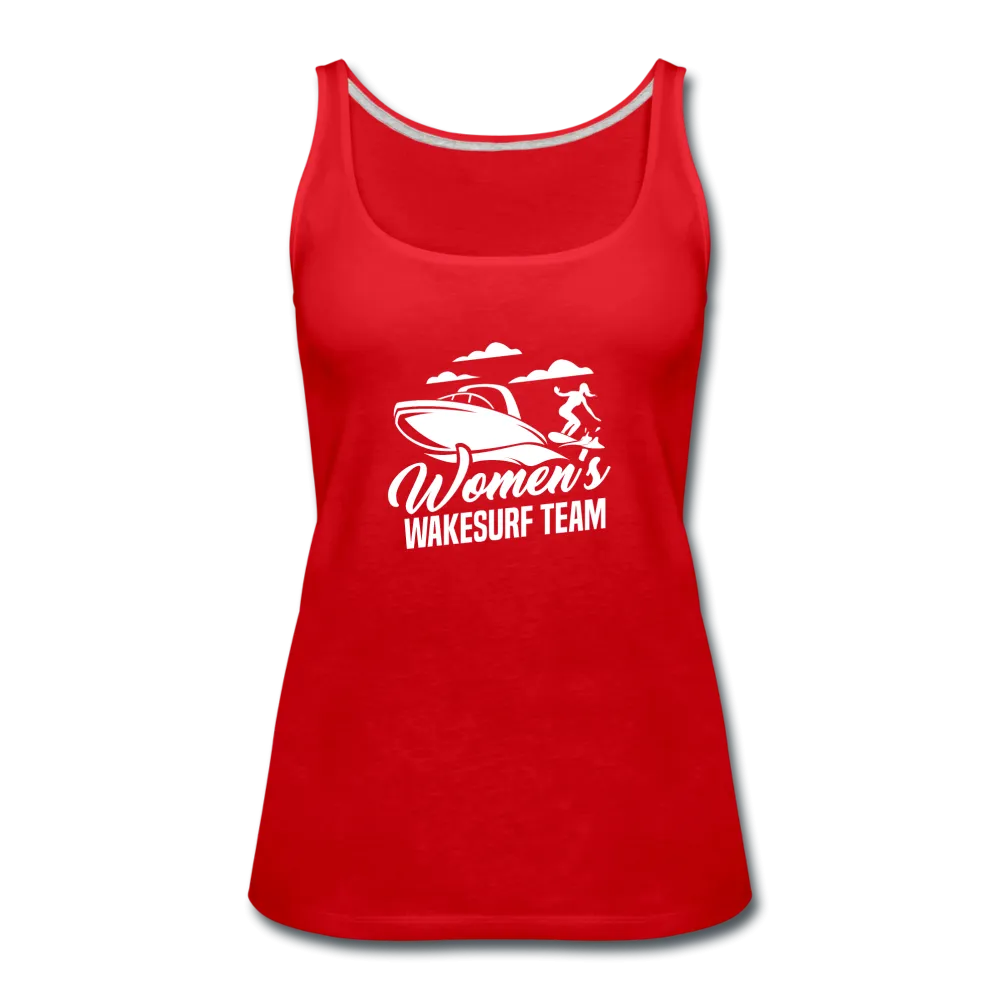 Women's Wakesurf Team Women’s Premium Tank Top