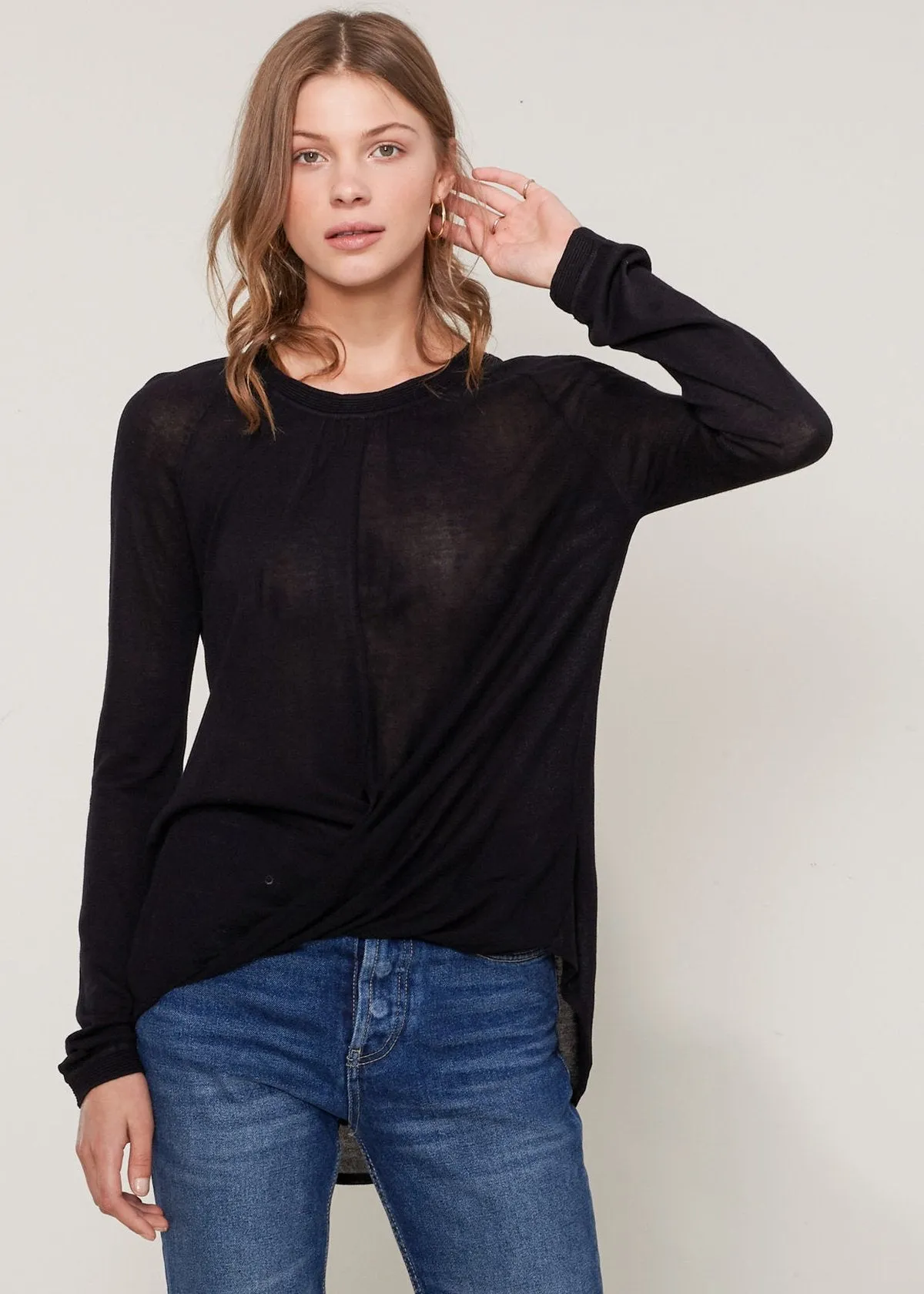 Women's Wrap Hem Sweater