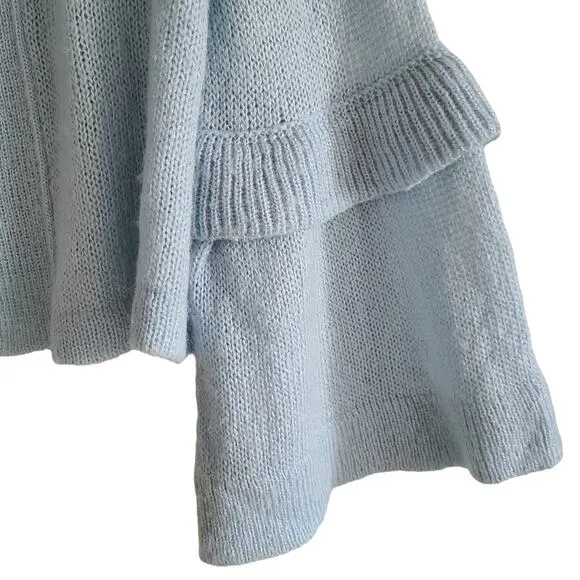 WOODEN SHIPS Paola Buendia Open Front Bell Sleeve Cardigan Women's S/M