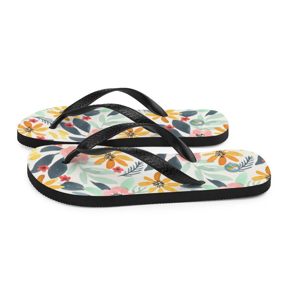 Yellows and Grays - Flip-Flops