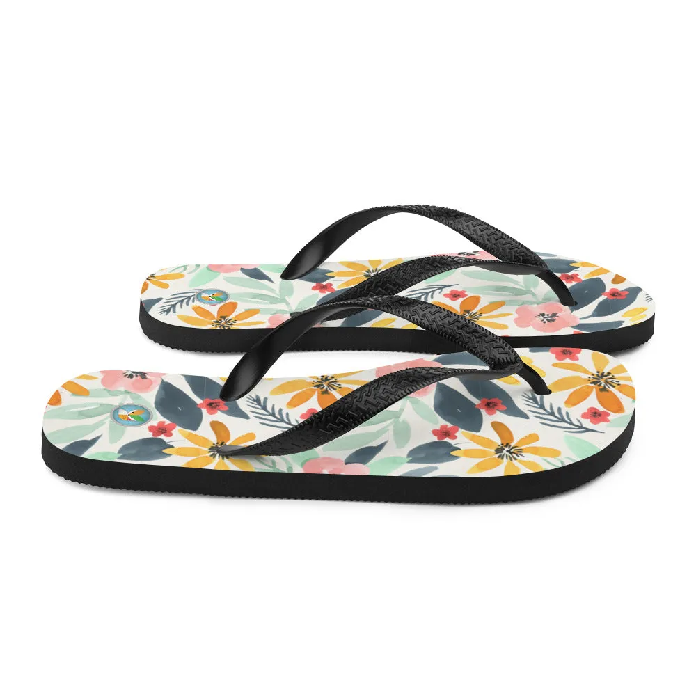 Yellows and Grays - Flip-Flops
