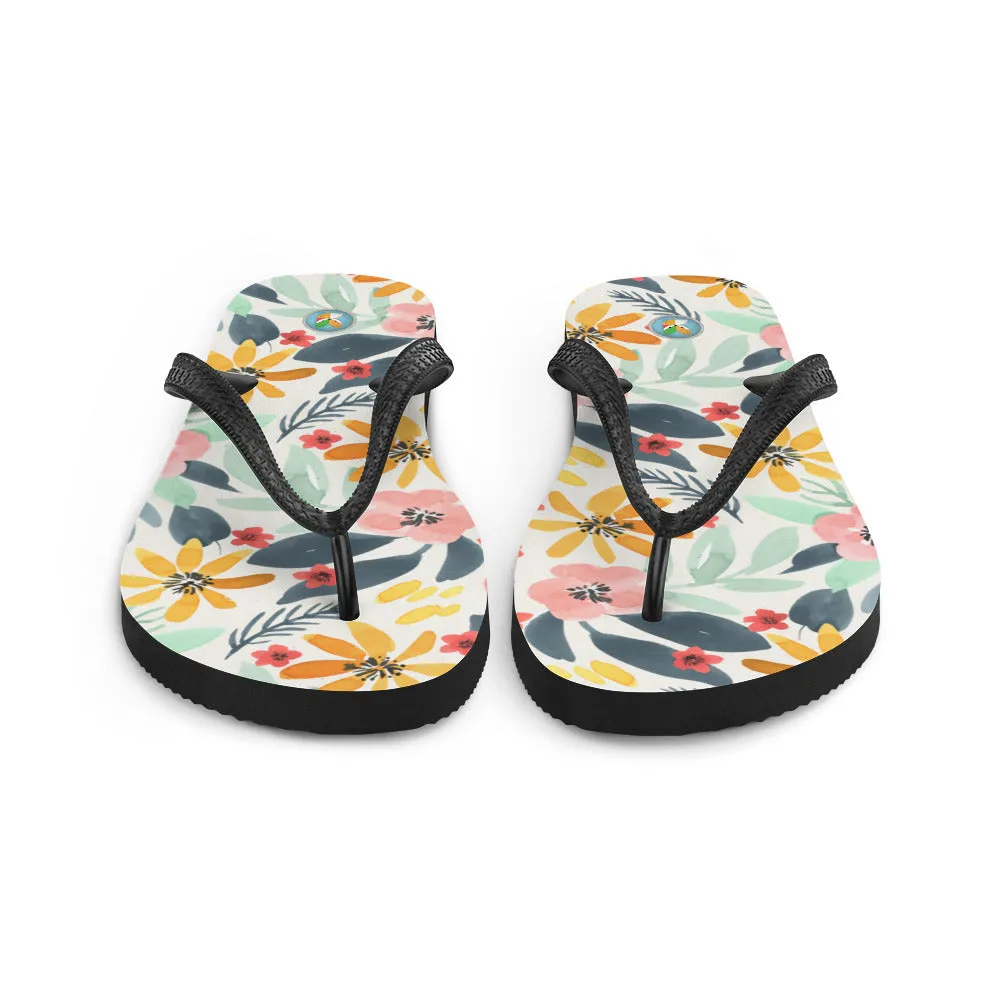 Yellows and Grays - Flip-Flops