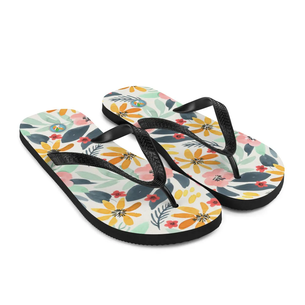 Yellows and Grays - Flip-Flops