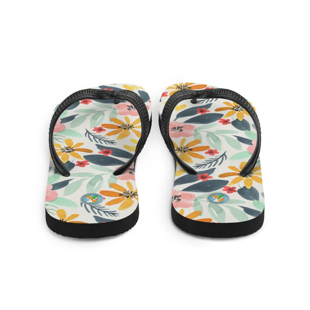 Yellows and Grays - Flip-Flops