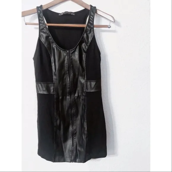 Zara bodycon color block dress