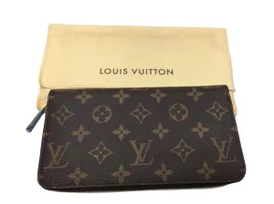 Zippy Wallet Monogram Canvas Red Lining