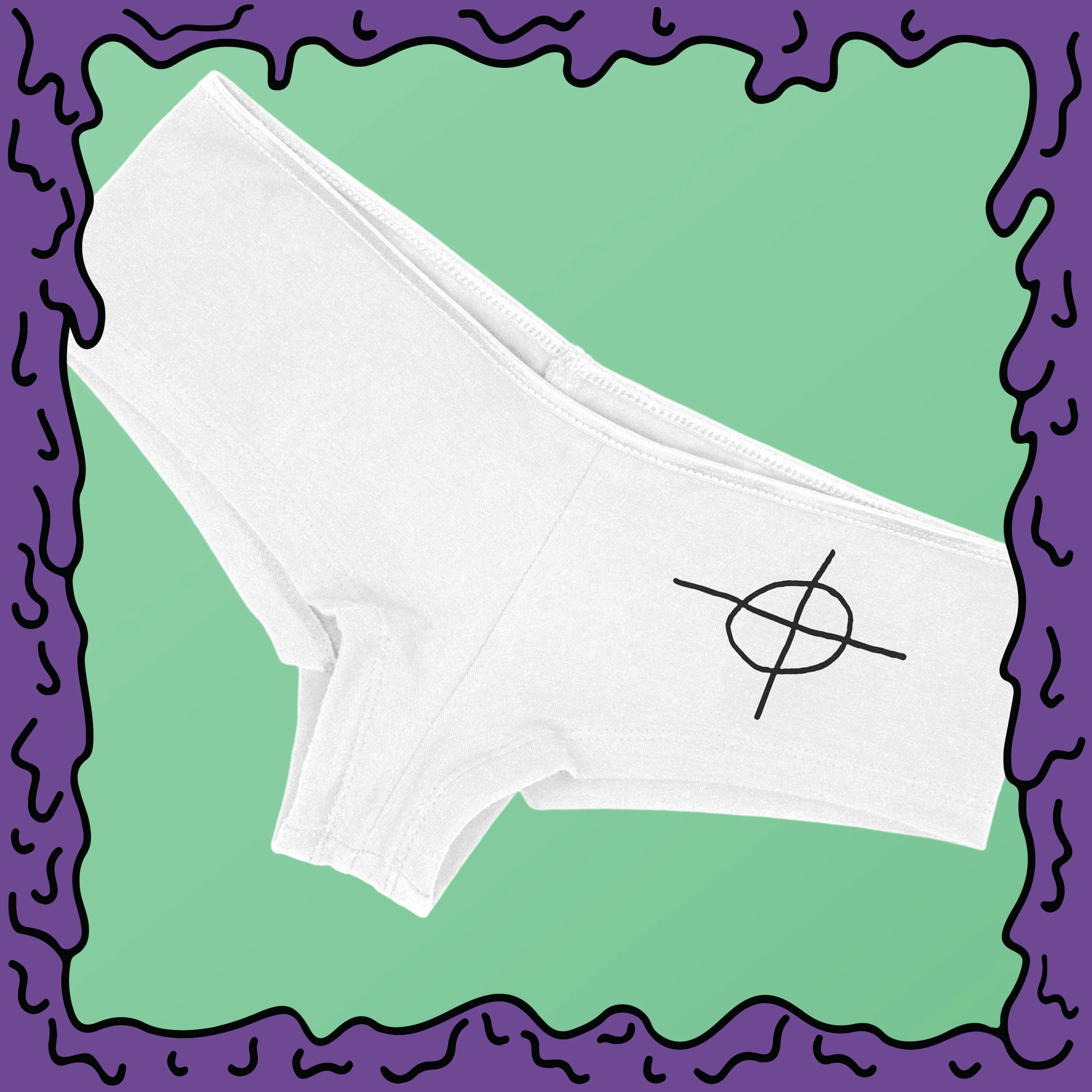 Zodiac Killer - Cross Circle - Boyshorts - Undies