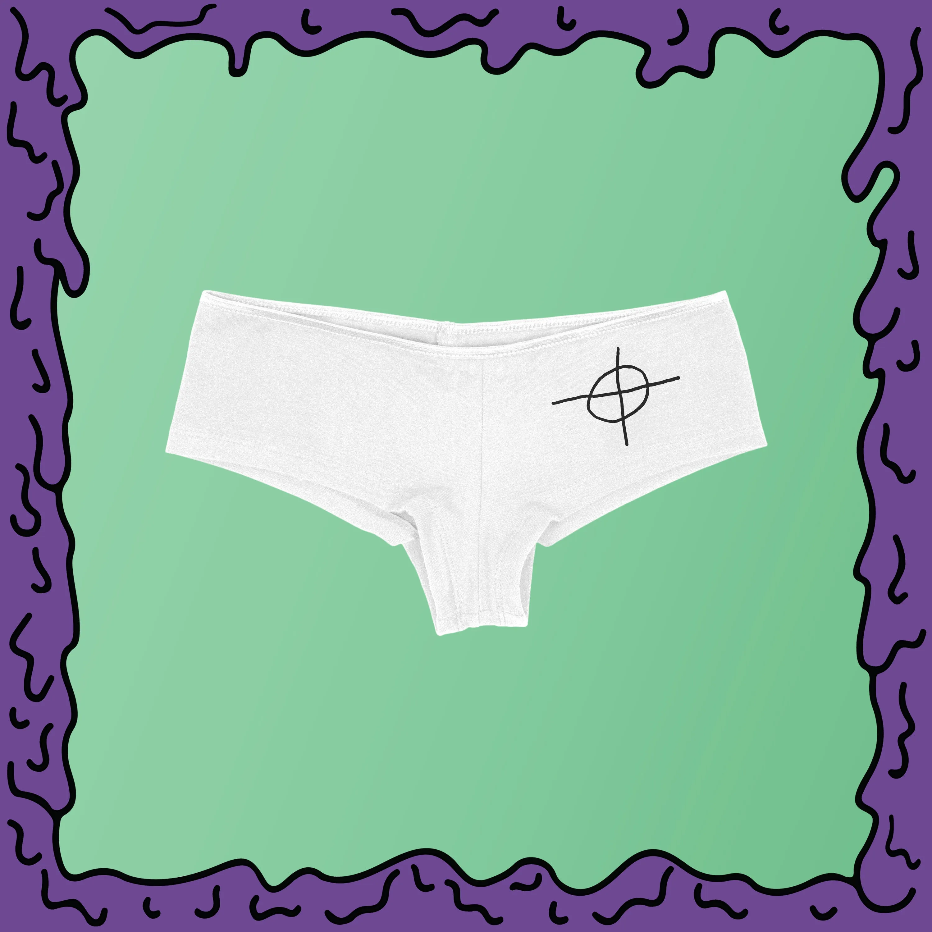 Zodiac Killer - Cross Circle - Boyshorts - Undies