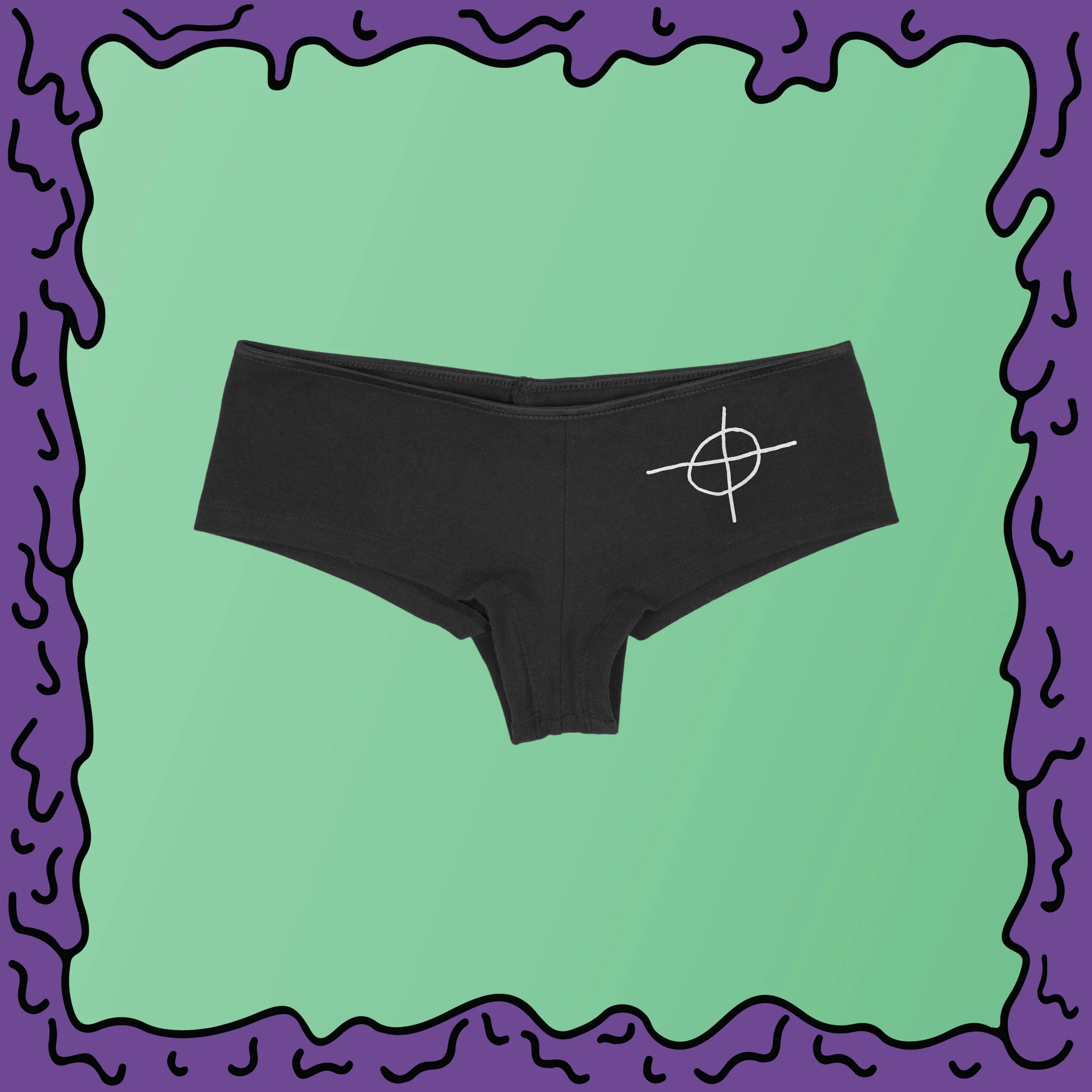 Zodiac Killer - Cross Circle - Boyshorts - Undies